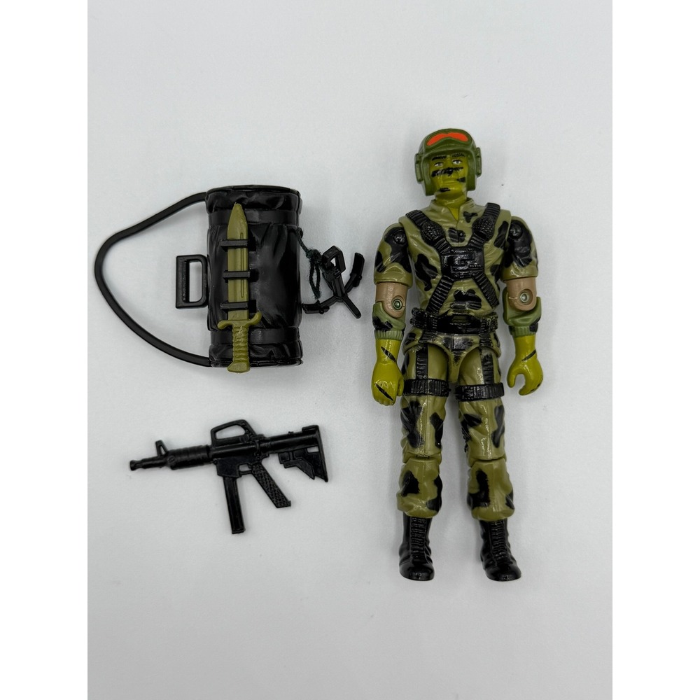 VTG 1988 G.I. Joe Hit & Run V1 - 100% Complete w/ Grappling Hook Bag ARAH READ